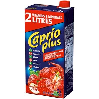 Caprio Plus mansikka-omenamehujuoma 2L kalorit ja ravintosisältö