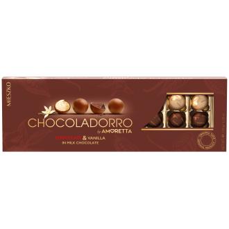 Mieszko Chocoladorro Chocolate & Vanilla täytesuklaakonvehteja 178g kalorit ja ravintosisältö
