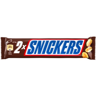 Snickers 2pack 75g kalorit ja ravintosisältö