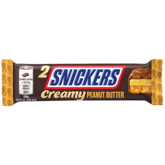Snickers Creamy Peanut Butter suklaapatukka 36,5g kalorit ja ravintosisältö
