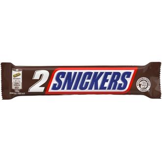 Snickers 2pack suklaapatukka 75g kalorit ja ravintosisältö