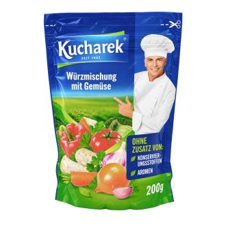 Kucharek yleismausteseos vihanneksilla 200g kalorit ja ravintosisältö - 133 kcal