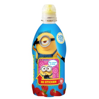 Magic Brands Minions mansikka-vadelmajuoma täysmehutiivisteestä 350ml kalorit ja ravintosisältö - 39 kcal