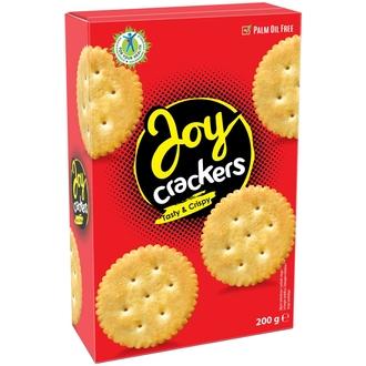Joy Crackers suolakeksejä 200g kalorit ja ravintosisältö