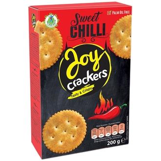 Joy Crackers  sweet chili suolakeksejä 200g kalorit ja ravintosisältö - 494 kcal