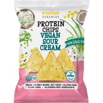 Popcrop Sour Cream Proteiinisipsi 60g kalorit ja ravintosisältö