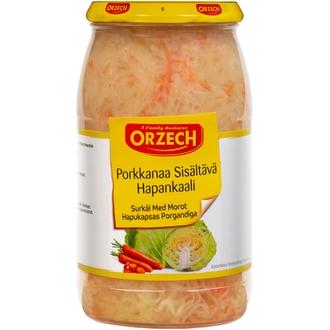 Orzech Hapankaali porkkanalla 800/ 600g kalorit ja ravintosisältö - 16 kcal
