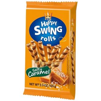Happy swing vohvelirulla salty caramel 150g kalorit ja ravintosisältö