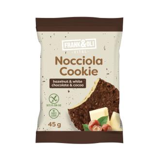 FrankOli Nocciola hasselpähkinä-valkosuklaa-kaakao 45g gluteeniton kalorit ja ravintosisältö - 200 kcal
