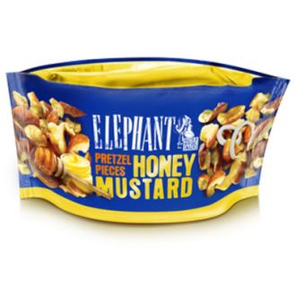 Elephant Honey Mustard pretzel-palat 75g kalorit ja ravintosisältö