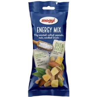 Mogyi Energy Mix pähkinäsekoitus 55g kalorit ja ravintosisältö - 499 kcal