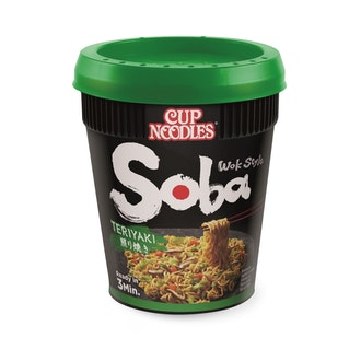 Nissin 90g Soba Cup Teriyaki nuudeli kalorit ja ravintosisältö
