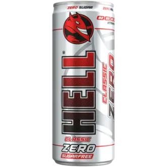 Hell Energy Classic zero energiajuoma 250ml tölkki kalorit ja ravintosisältö - 2 kcal