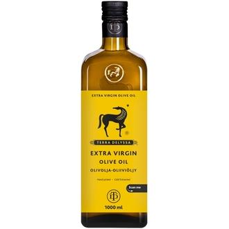 Terra Delyssa Ekstra-neitsytoliiviöljy 1000ml kalorit ja ravintosisältö