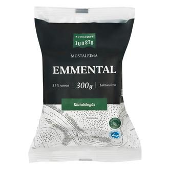 Kuusamon Juusto mustaleima Emmental 300 g kalorit ja ravintosisältö