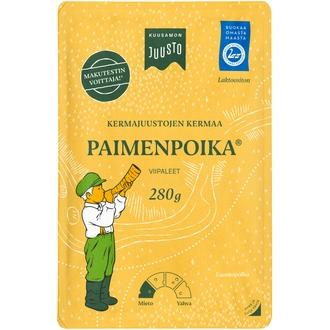 Kuusamon Juusto Paimenpoika kermajuustoviipaleet 280 g kalorit ja ravintosisältö