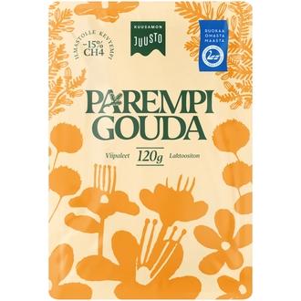 Kuusamon Juusto Parempi goudajuustoviipale 120 g kalorit ja ravintosisältö