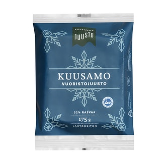 Kuusamon Vuoristojuusto 175g kalorit ja ravintosisältö - 380 kcal