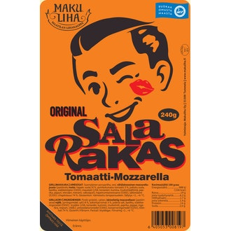 Makuliha Salarakas grillimakkara 240 g kalorit ja ravintosisältö