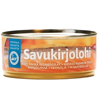 Pielisen kalajaloste Savukirjolohi rypsiöljyssä 150 g/110 g kalorit ja ravintosisältö