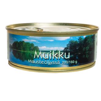 Pielisen Kalajaloste Muikku mausteöljyssä 200g/160g kalorit ja ravintosisältö - 191 kcal