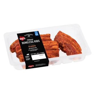 Tamminen Porsaan Boneless Ribs Classic 500 g kalorit ja ravintosisältö - 330 kcal