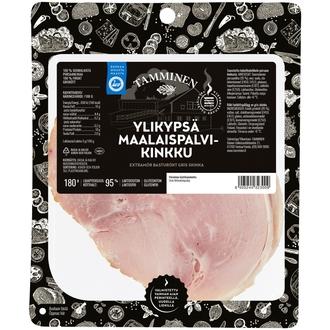 Tamminen ylikypsä maalaispalvikinkku 180g kalorit ja ravintosisältö - 166 kcal
