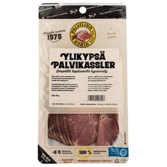 Palviliha Ylikypsä palvikasslersiivu 150g kalorit ja ravintosisältö - 182 kcal