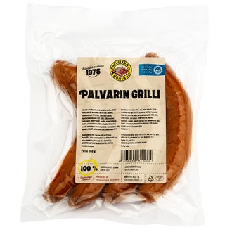 Palviliha Palvarin grilli 360g grillimakkara kalorit ja ravintosisältö