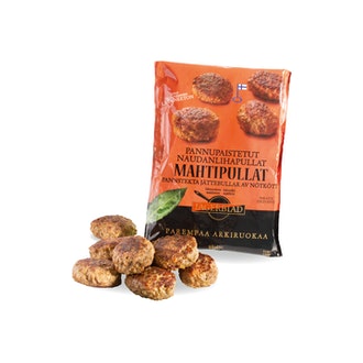 Lagerblad pannupaistetut mahtipullat 540g pakaste kalorit ja ravintosisältö - 210 kcal