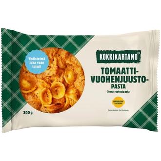 Kokkikartano Tomaatti-vuohenjuustopasta 300g kalorit ja ravintosisältö - 166 kcal