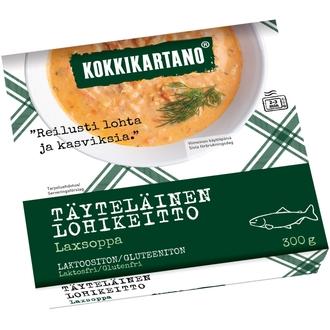 Kokkikartano Täyteläinen lohikeitto 300g kalorit ja ravintosisältö - 83 kcal