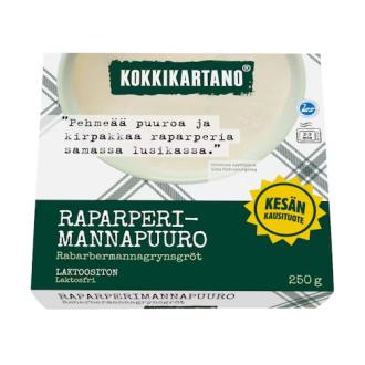 Kokkikartano raparperimannapuuro 250g kalorit ja ravintosisältö