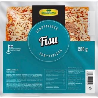 Riitan Herkku Senttipizza Fisu 280g kalorit ja ravintosisältö