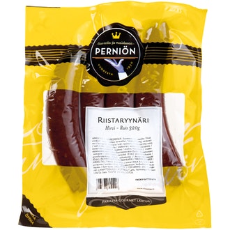 Perniön riistaryynäri 320g hirvi-ruis kalorit ja ravintosisältö