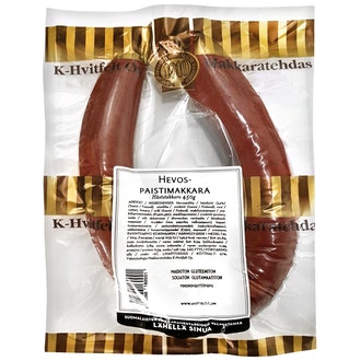 Hvitfeltin Hevospaistimakkara 450g kalorit ja ravintosisältö