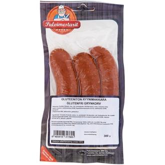 Palvimestarit 300g gluteeniton ryynimakkara kalorit ja ravintosisältö - 249 kcal