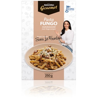 Savuhovi pasta fungo metsäsienillä 250g kalorit ja ravintosisältö - 129 kcal