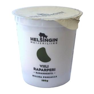 Helsingin Meijeriliike Viili - Raparperi 180g kalorit ja ravintosisältö