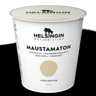 Helsingin Meijeriliike - Maustamaton - lohkeava luonnonjogurtti 150g kalorit ja ravintosisältö