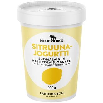 Meijeriliike Käsityöläisjogurtti - Sitruunajogurtti 500g kalorit ja ravintosisältö