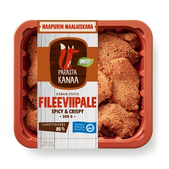 Naapurin Maalaiskanan rapeat fileeviipaleet spicy-crispy 300g kalorit ja ravintosisältö