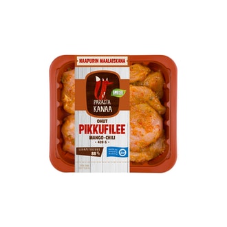 Naapurin Maalaiskana ohut pikkufilee mango-chili 420g kalorit ja ravintosisältö