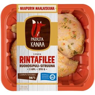 Naapurin Maalaiskanan rintafilee ruohosipuli-sitruuna 370g kalorit ja ravintosisältö - 120 kcal