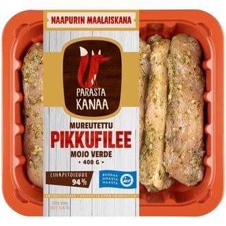Naapurin Maalaiskanan mureutettu pikkufilee, mojo verde 400g kalorit ja ravintosisältö - 120 kcal