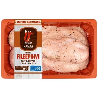 Naapurin Maalaiskanan ohutfileepihvi salt & pepper 610g kalorit ja ravintosisältö