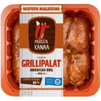 Naapurin Maalaiskanan grillipalat, American bbq 450g kalorit ja ravintosisältö - 150 kcal