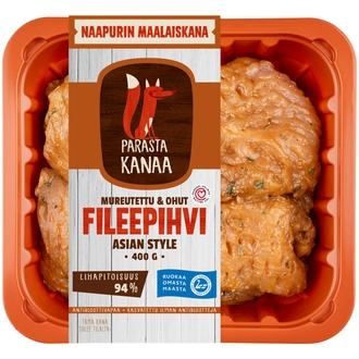 Naapurin Maalaiskanan mureutettu ohutfilee, Asian style 400g kalorit ja ravintosisältö