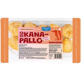 Naapurin maalaiskanan iso kanapallo korea twist 200g kalorit ja ravintosisältö - 220 kcal