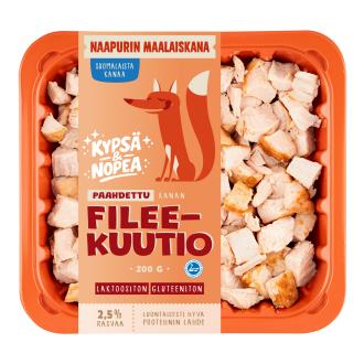 Naapurin maalaiskanan paahdettu fileekuutio 200g kalorit ja ravintosisältö - 150 kcal